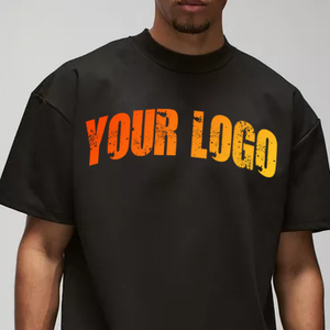 Camiseta Personalizada con Logotipo en Relieve, Impresión Puff, Camiseta de Algodón Orgánico para Hombre, Camiseta Oversize con Gráficos Personalizados en 3D - Product Image 3