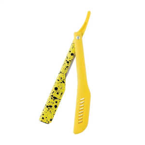 Navaja de Afeitar Plegable de Una Sola Hoja, Cortadora de Barba Manual, Afeitadora Profesional de Acero Inoxidable, Afilada, para Salón - Product Image 2