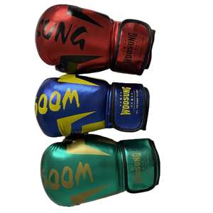 Guantes de Boxeo y MMA de Goma Resistente, con Cordones en la Muñeca, Ecológicos, Impermeables, Ligeros, Transpirables, Personalizables, al por Mayor - Product Image 5