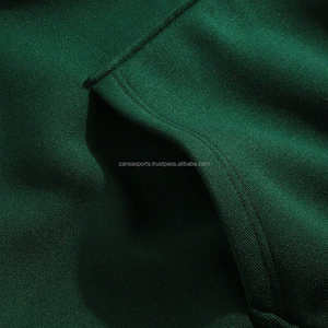 Tendance 100% coton polaire hommes sweats à capuche avec ficelle Logo personnalisé grande taille hommes pull à capuche uni - Product Image 5