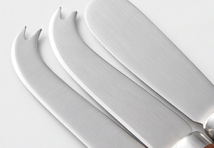 Admirable Design Cheese <b>Knives</b> Cutlery <b>Set</b> In Stainless Steel With Wooden Handle Unique Bottle Shape Handles Perfect for Kitchen - Product Image 2