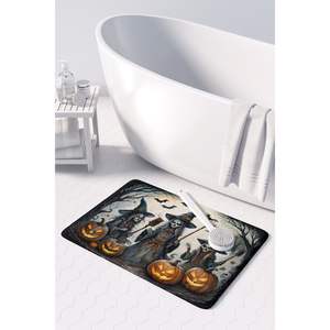 Witches Spooky Halloween <b>Memory</b> <b>Foam</b> Kitchen Mat Machine Washable Anti-Fatigue Bath Rug Comfort <b>Cushion</b> Kitchen Rug - Product Image 3
