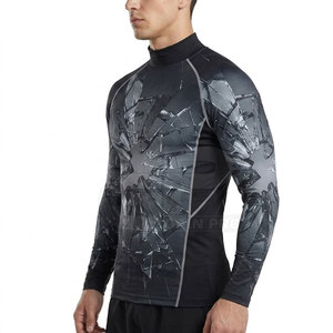 Camiseta de compresión para entrenamiento de fútbol con material que absorbe la humedad para atletas activos y rendimiento deportivo competitivo - Product Image 6