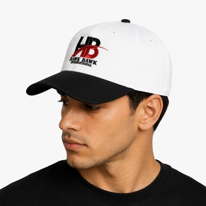 Casquette de baseball haut de gamme bicolore personnalisée, broderie imprimée sur mesure, ajustement réglable, style classique, coutures durables - Product Image 3