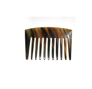 Peine de cuerno de búfalo hecho con cuerno animal, muy vendido, artesanía de la India, diseño sencillo. - Product Image 2