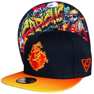 Casquette snapback personnalisée avec logo imprimé, visière plate et sangle réglable, broderie de qualité supérieure, respirante. - Product Image 1