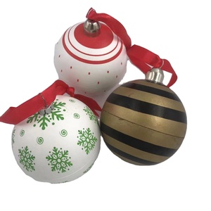 Nuevo Material ecológico, adorno de Navidad, decoración de árbol, papel biodegradable hecho Natural, reemplazo de plástico, Impresión de bolas colgantes - Product Image 1