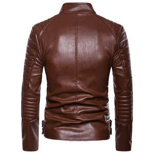 Luxury <b>Mens</b> <b>Leather</b> <b>Jacket</b> Premium Quality Soft Genuine <b>Leather</b> Modern Fashion Statement Outerwear - Product Image 3
