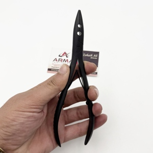 Pince à cheveux multi-usages à 2 trous, noire mate, très vendue, en acier inoxydable durable, avec étiquette privée - Product Image 4