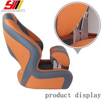 Siège de bateau pliable économique, résistant à l'eau et aux UV, réglable en hauteur, de qualité marine, universel, pour ponton.