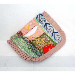 Indian Fashion Bohemian Style Designer Women kantha Clutch Messenger Shoulder Bag Handmade Lightweight Large Travel Daily - Product Image 4