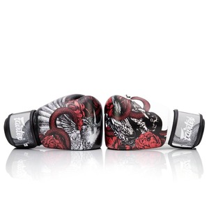ถุงมือชกมวย Fairtex รุ่นใหม่ ผลิตตามสั่ง สำหรับมืออาชีพ MMA หนังแท้ ปรับแต่งได้ ขายส่ง ปิดแบบรัดข้อมือ ใช้ได้ทั้งชายและหญิง ระบายอากาศได้ดี - Product Image 5