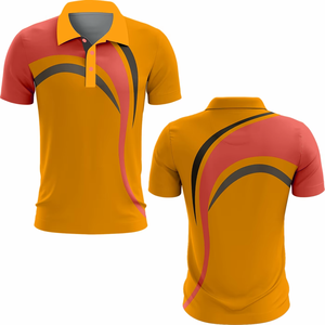 Camiseta de Polo de Golf Sublimada con Diseño Personalizado, Color Verde Neón, Manga Corta, Ropa Deportiva de Alto Rendimiento, Venta al Por Mayor, con Cuello y Logotipo Personalizado para Hombre - Product Image 1