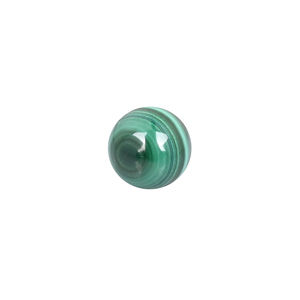 Billes de malachite naturelle de 15 mm, perles vertes pour la fabrication de bijoux, décorations, sans trou - Product Image 3