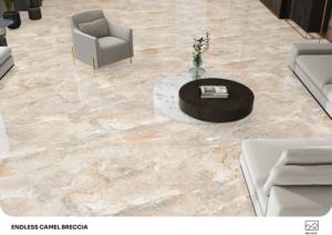 Carreaux de porcelaine brillants de qualité export, format 600x1200, grand format, pour sols et murs, usage intérieur haut de gamme - Product Image 4