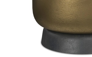 Cylinder Accent <b>bar</b> Table Textured Finish Elevated Base Compact Form Sturdy Construction Perfect Piece for Modern Spaces - Product Image 2