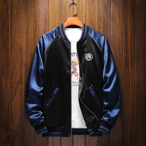 Best Manufacturer Satin <b>Jackets</b> Trending Fashion Casual Style Brown Satin Blank Plain Varsity <b>Jacket</b> Custom Baseball Style - Product Image 1