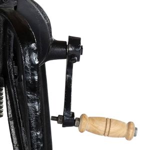 23.6 tavolino in legno massello di Mango e ghisa \ "x(18.1 \"-24.8 \ "); Mobili per soggiorno - Product Image 6