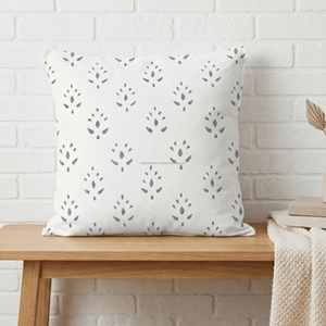 Housse de coussin carrée vintage imprimée à la main avec fermeture éclair 24x24, écologique, style bohème indien, faite à la main, vente en gros - Product Image 1
