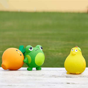 Juguetes Ecológicos de Látex con Forma de Rana para Mascotas, Juguetes Masticables para Perros, Limpieza de Dientes, Multifuncionales, Venta al por Mayor - Product Image 2