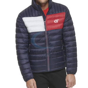 Chaquetas Acolchadas de Manga Larga para Hombre, Más Vendidas, Resistentes al Viento, Casuales, con Cuello Alto, Logotipo Frontal, de Alta Calidad, para Invierno - Product Image 5