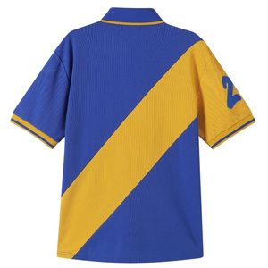Sigma Gamma Rho 22 Polo Shirt SGRho Blue Gold Premium Greek Apparel Women Stylish Sorority Polo Tee - Product Image 2