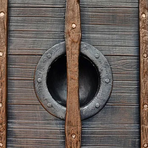 Bouclier Viking Traditionnel en Bois, Design Nordique Fait Main, Idéal pour Costume Historique et Décoration Intérieure - Product Image 5