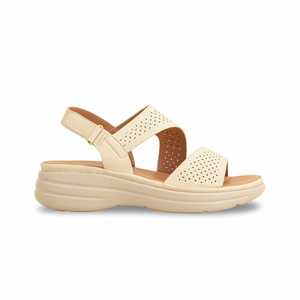 Sandale à talon formelle beige PU0380 - Product Image 4