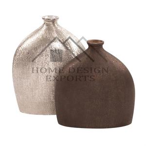 Floreros de aluminio modernos de nuevo diseño para decoraciones de sala de estar Floreros de mesa únicos - Product Image 6