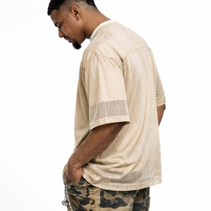 Camiseta de Fútbol Americano para Hombre, Malla de Poliéster 240 GSM, Edición Especial de Verano, Talla Grande, Transpirable, para Entrenamiento de Equipo, Proveedor al por Mayor OEM ODM - Product Image 6