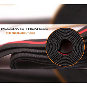 Bandes de genou élastiques antidérapantes en coton personnalisables pour fitness, powerlifting, squats, musculation, presse à jambes, entraînement, ajustement sur mesure - Product Image 3