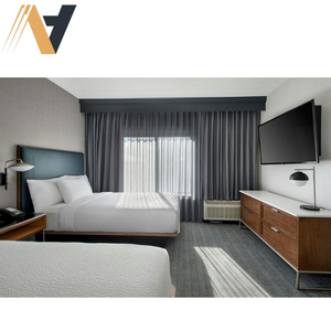 Muebles Modernos para Hoteles Corporativos Courtyard by Marriott - Sistema de Muebles Estándar para Habitaciones - MDF/HPL/Chapa - Fábrica en Vietnam - Product Image 4