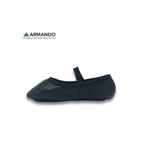 Disponible - Chaussons de danse en cuir souple pour filles Econ, couleur rose, pour toutes les saisons, semelle pleine - Product Image 2