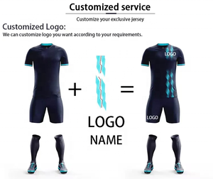 Camisetas de Fútbol de Manga Corta de Secado Rápido Personalizadas de Alta Calidad para Adultos, Camisetas de Fútbol Transpirables y Uniformes de Entrenamiento - Product Image 6