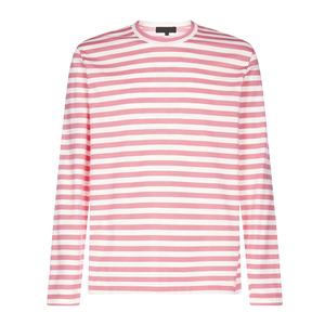 เสื้อยืดแขนยาวผู้ชายสีแดงเข้มคอตตอนเสื้อยืดลำลองระบายอากาศสีพื้นเข้ารูปแบบพอดีตัว - Product Image 6