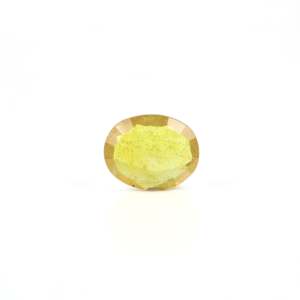 Handcrafted 2.5 Carat Oval Cut Yellow Sapphire Loose Gemstone for Fine Jewelry - Product Image 2