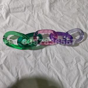 Cadena de Resina Multicolor Entrelazada, Material Decorativo para Pared, Accesorios de Instalación para Fondo de Habitación Interior, Adorno Colgante - Product Image 1