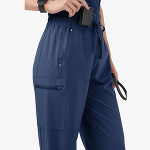 Pantalones de Trabajo para Mujer, Diseño Personalizado, Talla Grande, Cintura Elástica, Cómodos, Largos y Holgados - Product Image 4