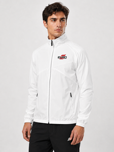 Custom Outdoor Waterproof Canvas Winter Windbreaker Hooded <b>Men's</b> <b>Jacket</b> Front Logo Casual <b>Lightweight</b> OEM Services Windbreaker - Product Image 5