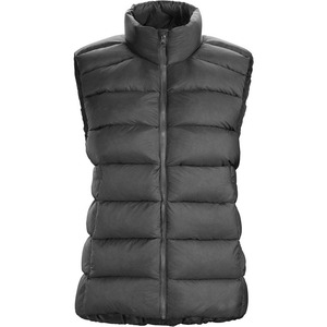 Chaqueta de plumón marrón cálida de invierno para mujer, estilo burbuja, con mangas raglán y dobladillo con cordón, chaleco acolchado de moda - Product Image 3