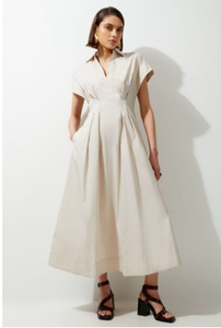 Robe moulante asymétrique à une épaule, robe midi avec fente latérale et boutons, robe de cocktail élégante, silhouette luxueuse et allure sexy - Product Image 4