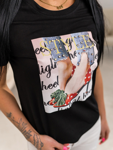 T-shirt de sport pour femme de haute qualité, personnalisable, imprimé, coupe ajustée, col rond, manches courtes, grande taille, respirant, séchage rapide - Product Image 4