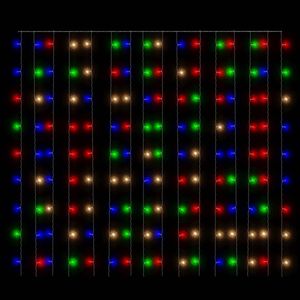 Luci fatate a tendina a LED da 9.8 'x 9.8' 300 LED colorati con illuminazione per feste a 8 funzioni - Product Image 5