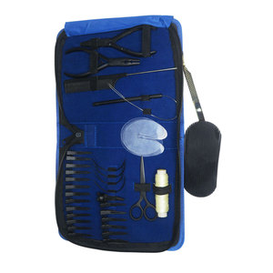 Kit de Herramientas de Extensión de Cabello de Acero Inoxidable de Primera Calidad con Pinzas para Estilistas, Instalación Profesional de Extensiones de Cabello - Product Image 3