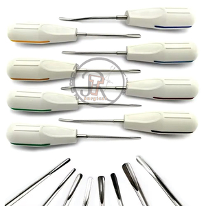 Equipos Dentales: Kit de 10 Elevadores Luxadores y Juego de Elevadores de Raíz para Cirugía de Extracción Dental - Product Image 1