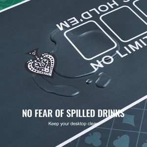 Mesa de Póker Plegable para 6-8 Jugadores con Bolsa de Transporte, Mesa de Juego de 70 x 35 Pulgadas para Juegos de Cartas - Product Image 4