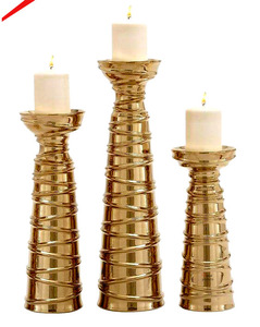 Porte-bougie décoratif luxueux et attrayant pour mariage, design moderne. - Product Image 3