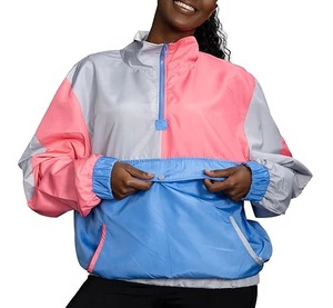 <b>Men's</b> OEM Casual Outdoor Sportswear Breathable Nylon Windbreaker <b>Jacket</b> Custom Logo <b>Pullover</b> Waterproof <b>Jacket</b> - Product Image 3