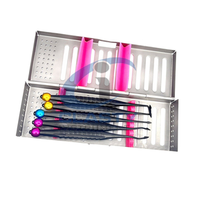 Kit d'instruments chirurgicaux dentaires manuels - Réutilisable, en acier inoxydable de qualité allemande, équipement dentaire certifié CE - Product Image 5
