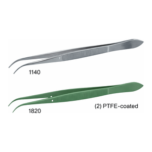 Pinces Bochem courbées à pointe acérée avec goupille de guidage en acier inoxydable pour travaux de laboratoire de précision - Product Image 1